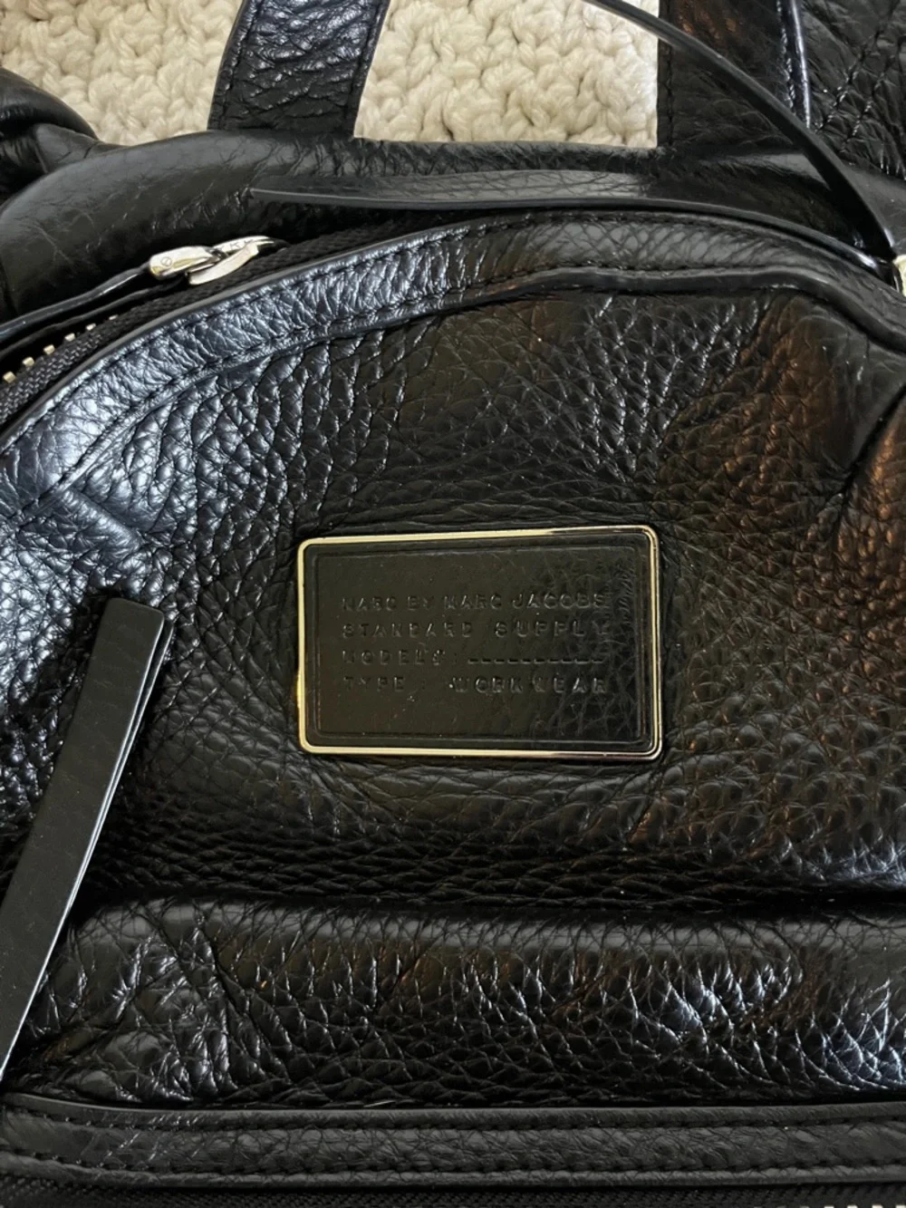 Marc By Marc Jacobs Black Leather Backpack - Picture 6 of 7